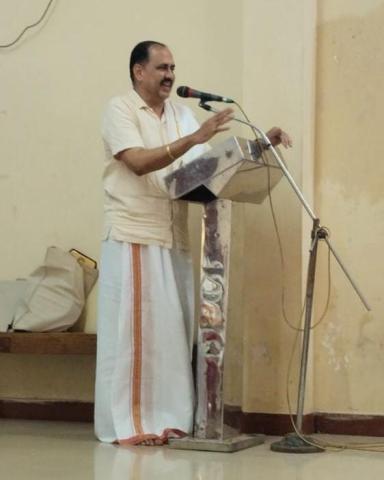 ಶ್ರೀ ಜಗದೀಶ ಕೆ ಎಡಪಡಿತ್ತಾಯ ಅವರು ಸಭೆಯನ್ನುದ್ದೇಶಿಸಿ ಮಾತನಾಡಿದರು